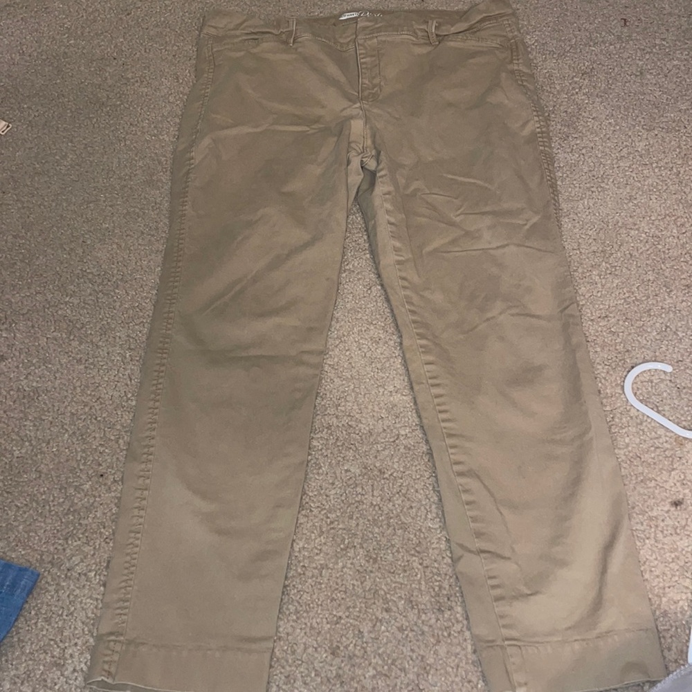 Tan pixie pants